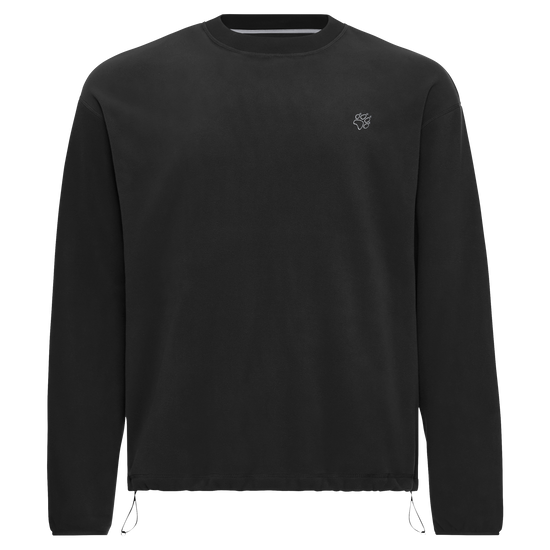 Jack Wolfskin SOLACE CREWNECK Unisex Fleecepullover Black 9-a100