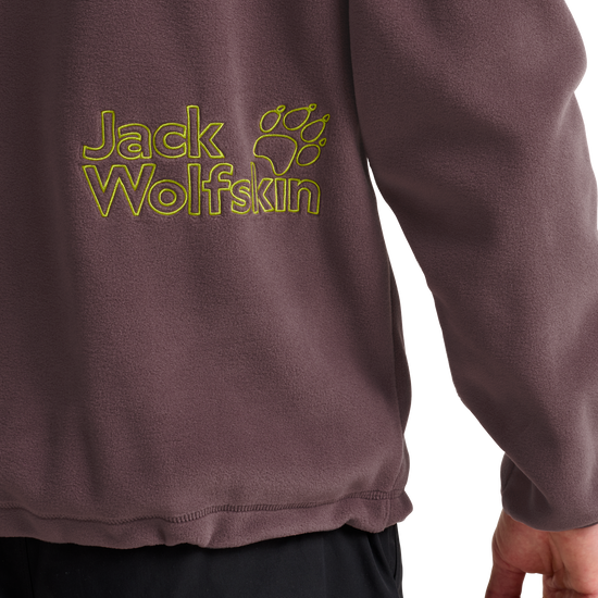 Jack Wolfskin SOLACE CREWNECK Unisex Fleecepullover Sheer Plum 4-ma130