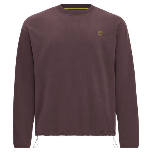 Jack Wolfskin SOLACE CREWNECK Unisex Fleecepullover Sheer Plum 9-a100