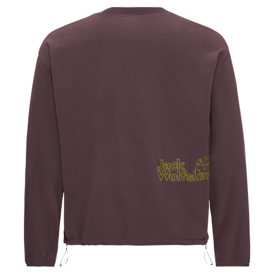 Jack Wolfskin SOLACE CREWNECK Unisex Fleecepullover Sheer Plum 9-a120