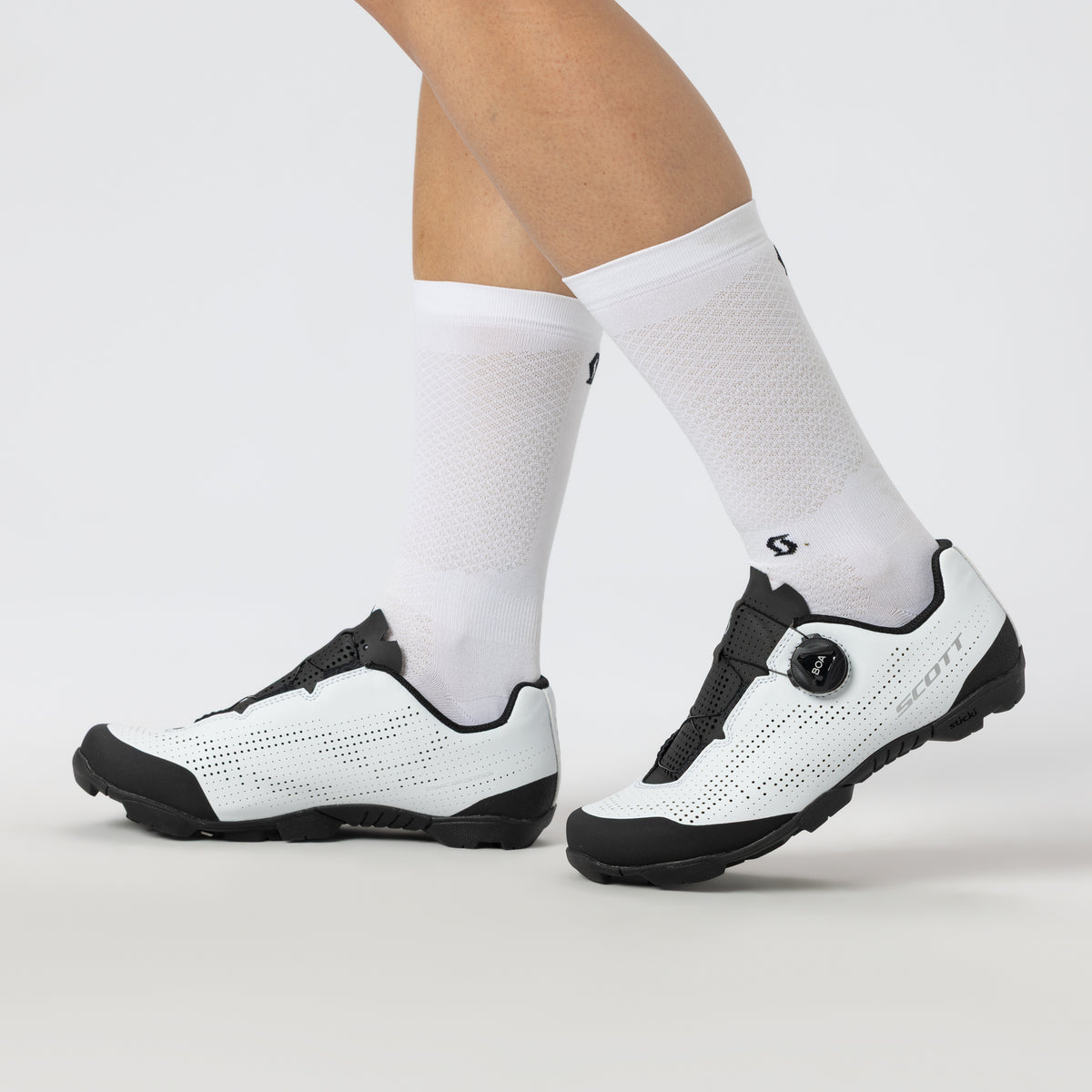 Scott MTB Comp Damen Mountainbikeschuh | White - Black | Studio 3