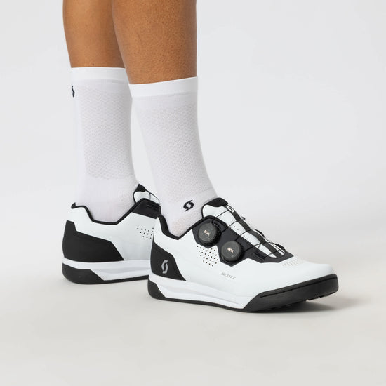 Scott Volt Pro Clip Herren Mountainbikeschuh | White - Black | Studio 2