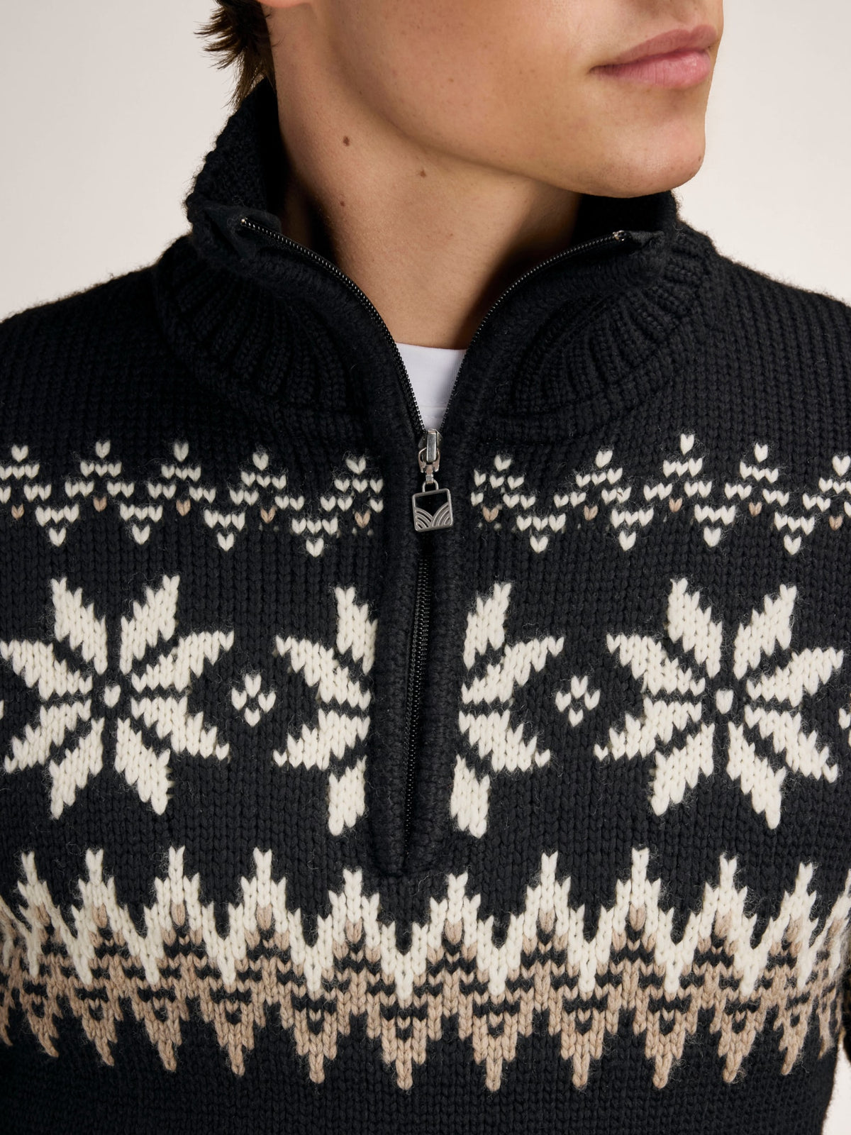 Dale Of Norway MYKING Men – Black - Brown - Offwhite – Detail 3