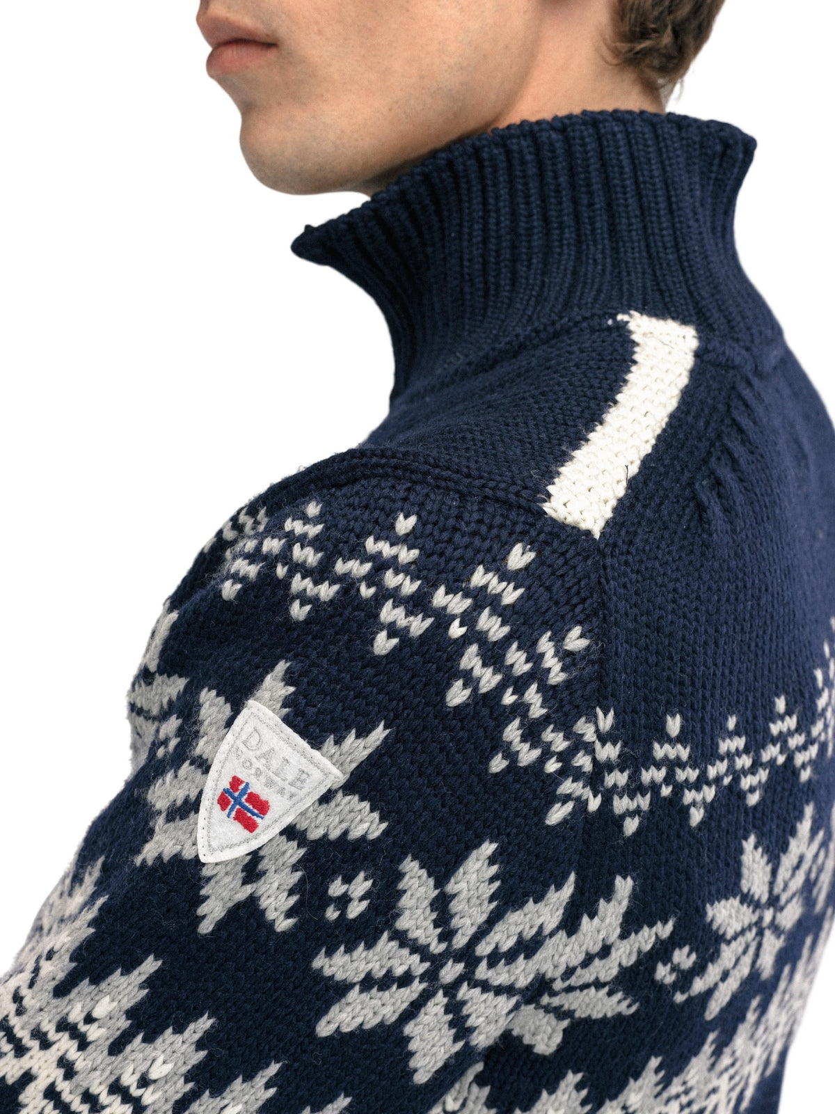 Dale Of Norway MYKING Men – Navy - Offwhite - Light Charcoal – Detail 2