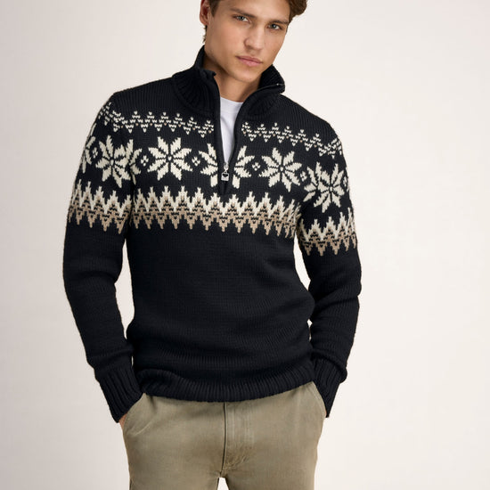 Dale Of Norway MYKING Men – Black - Brown - Offwhite – Studio 7