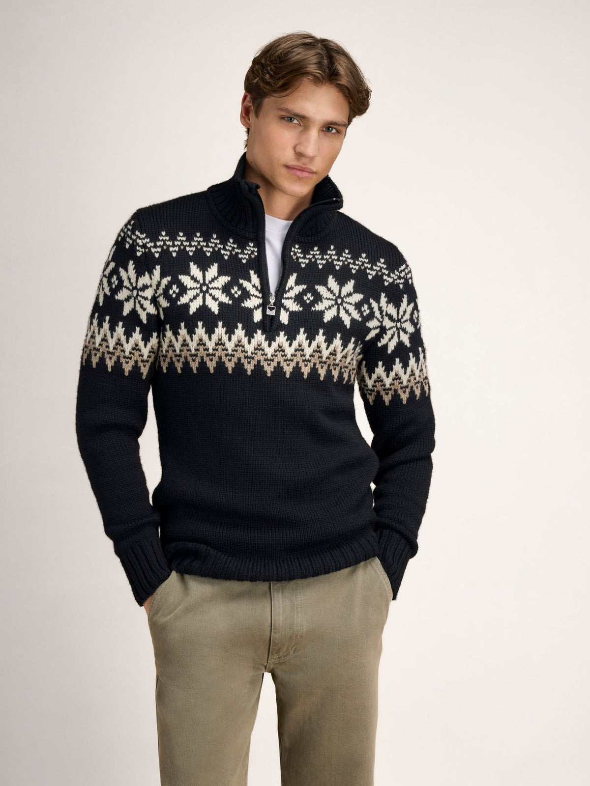 Dale Of Norway MYKING Men – Black - Brown - Offwhite – Studio 7