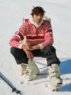 Dale Of Norway TEAM NORWAY CORTINA Men – Raspberry - Offwhite – Lifestyle 10