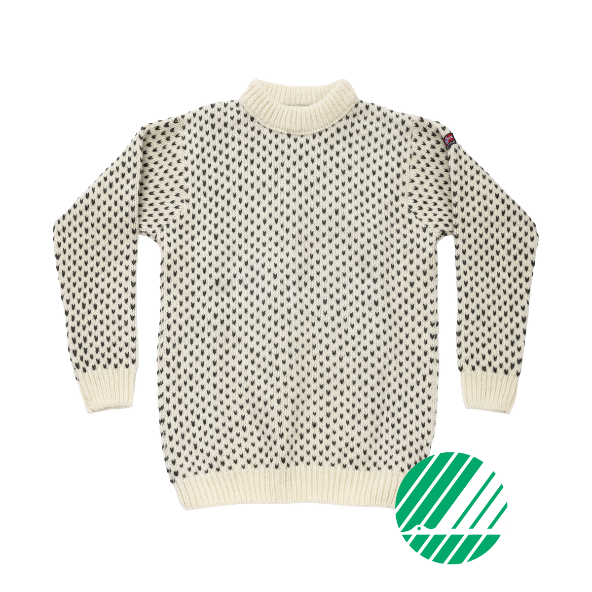 Devold NORDSJØ Wollpullover Unisex – OFFWHITE – Produktansicht