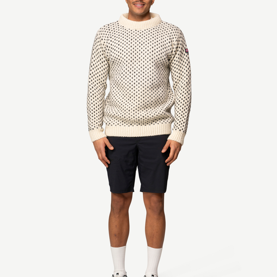 Devold NORDSJØ Wollpullover Unisex – OFFWHITE – Studioansicht
