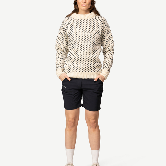 Devold NORDSJØ Wollpullover Unisex – OFFWHITE – Studioansicht