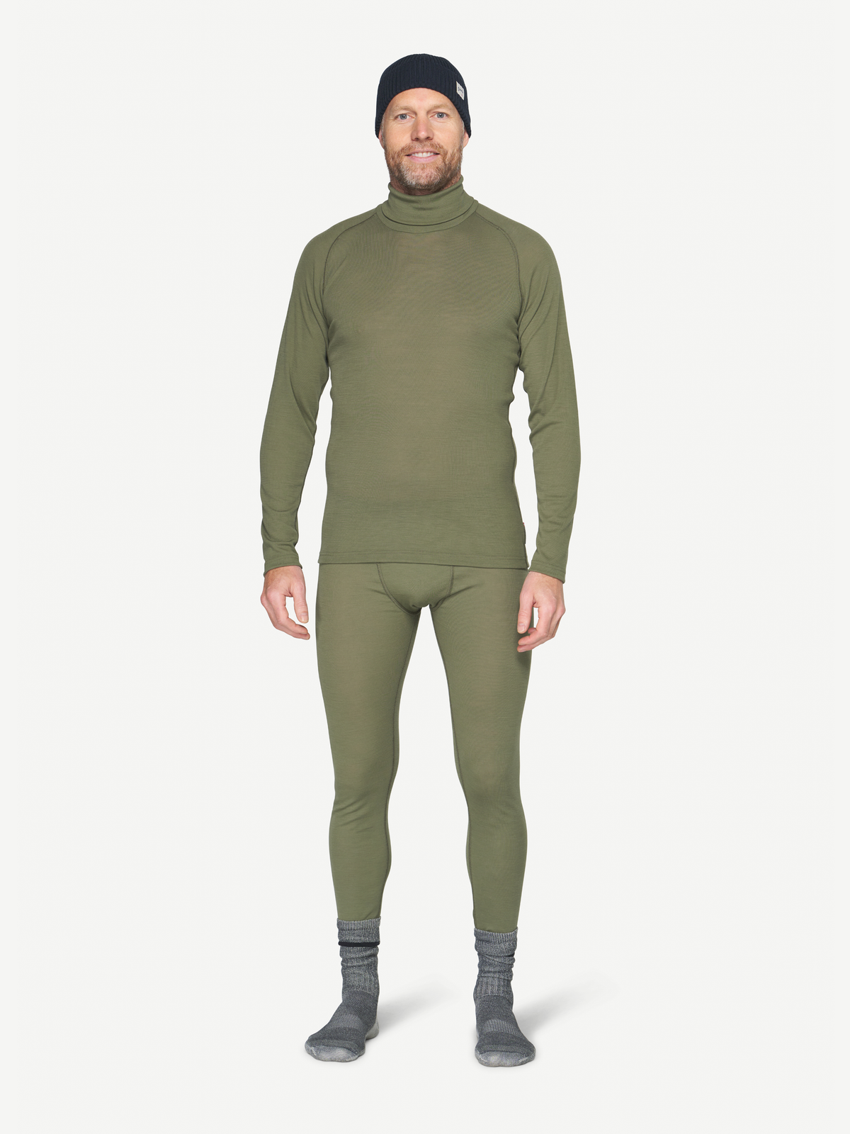Devold ADVENTURE 190 Herren Merino Rollkragenshirt – Lichen – Ansicht 4