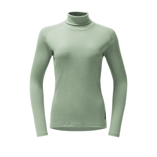 Devold ADVENTURE 190 Damen Merino Rollkragenshirt – Fog – Packshot
