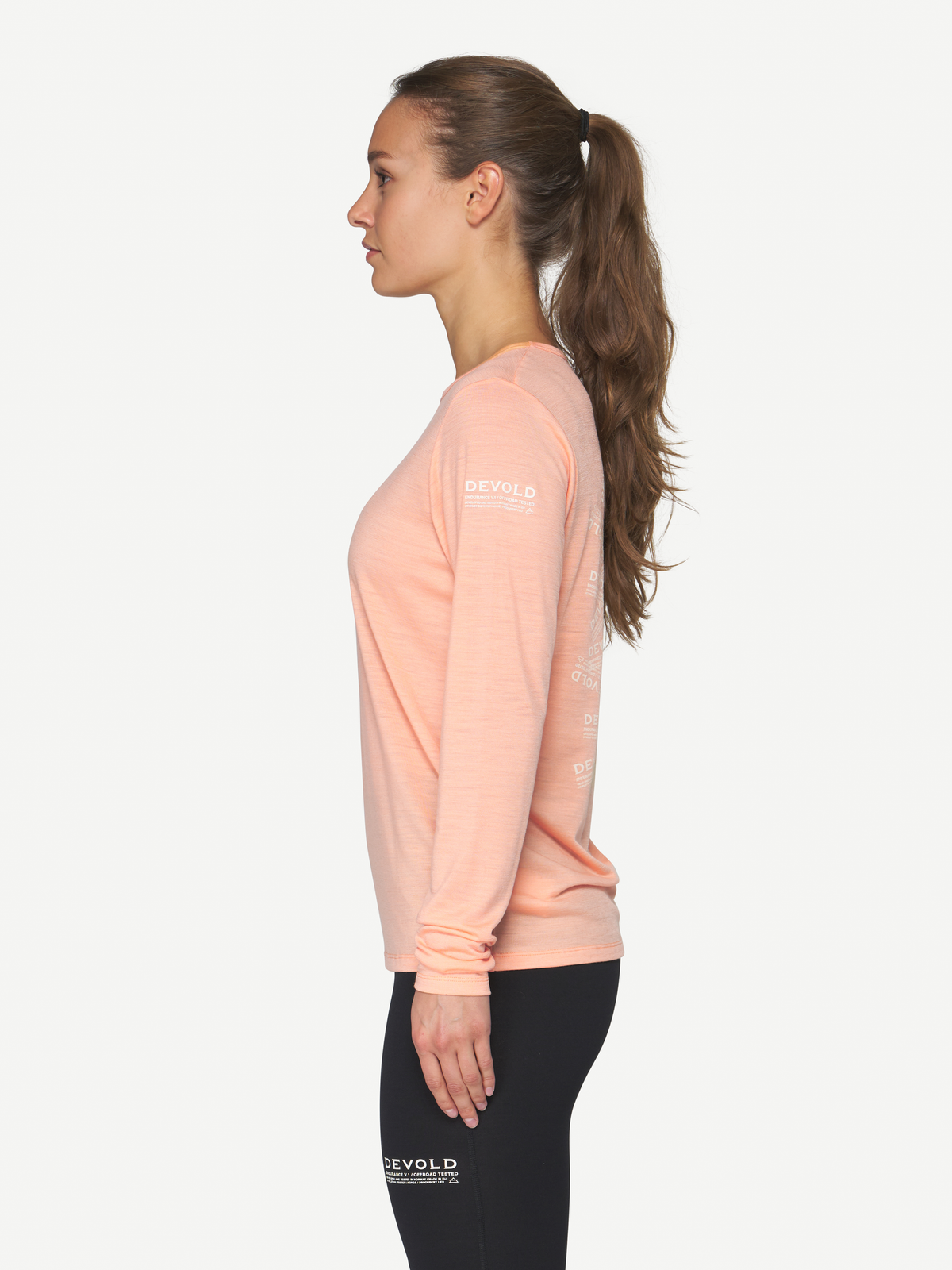 Devold ACTIVE STAMP Damen Merino Langarmshirt – Sunrise – Ansicht 4