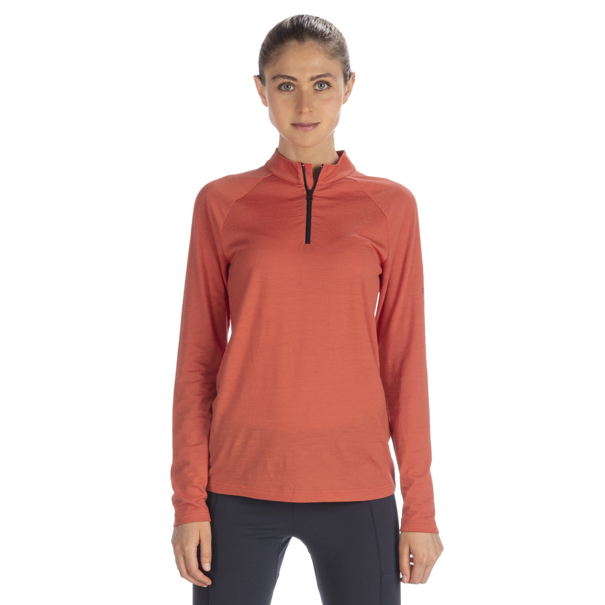 Dolomite W CRISTALLO ZIP MERINO LS TEE