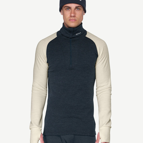Devold EXPEDITION SILK ZIP Ink - Offwhite | Ansicht 2