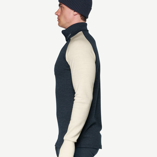 Devold EXPEDITION SILK ZIP Ink - Offwhite | Ansicht 3