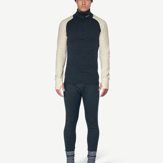Devold EXPEDITION SILK ZIP Ink - Offwhite | Ansicht 5