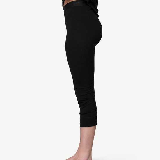 Devold BREEZE PLUS 200 Damen Merino 3/4-Unterhose – BLACK – Ansicht 3