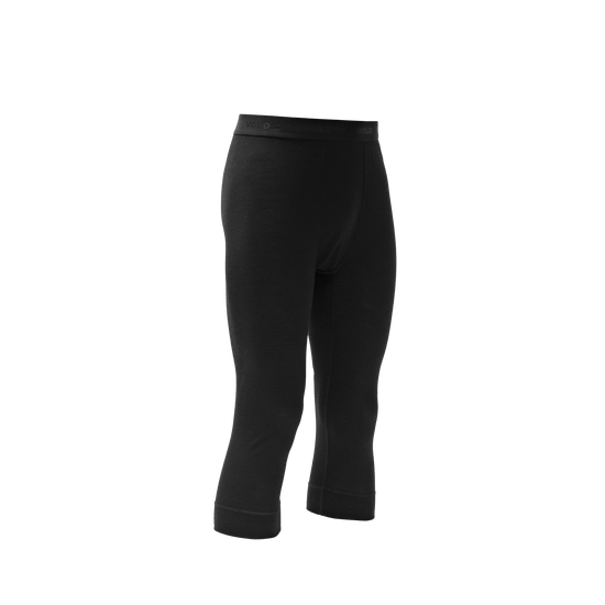 Devold BREEZE PLUS 200 Herren Merino 3/4-Unterhose – BLACK – Produktansicht