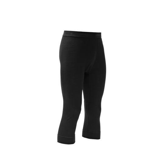 Devold BREEZE PLUS 200 Herren Merino 3/4-Unterhose – BLACK – Produktansicht