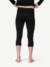 Devold BREEZE PLUS 200 Herren Merino 3/4-Unterhose – BLACK – Ansicht 4