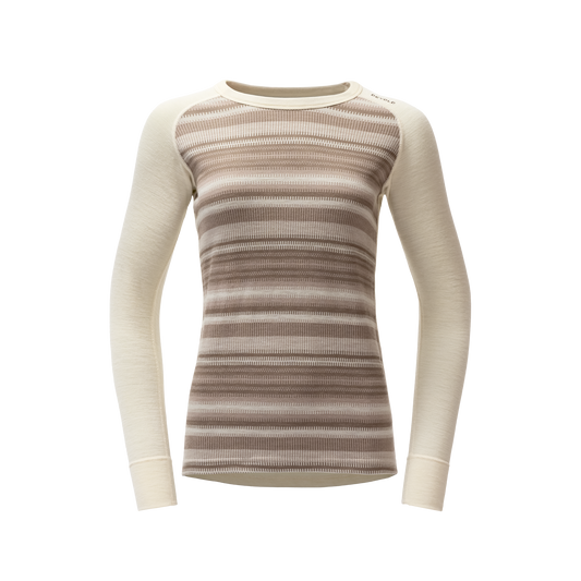 Devold SIGNATURE 230 Damen Merino Langarmshirt | Raw White | Packshot