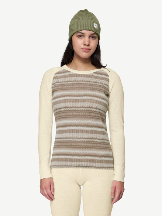 Devold SIGNATURE 230 Damen Merino Langarmshirt | Raw White | Ansicht 2