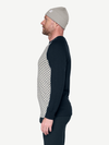 Devold SIGNATURE 230 Herren Merino Langarmshirt | Raw White - Ink | Ansicht 3