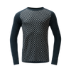 Devold SIGNATURE 230 Herren Merino Langarmshirt | Ink - Offwhite | Packshot