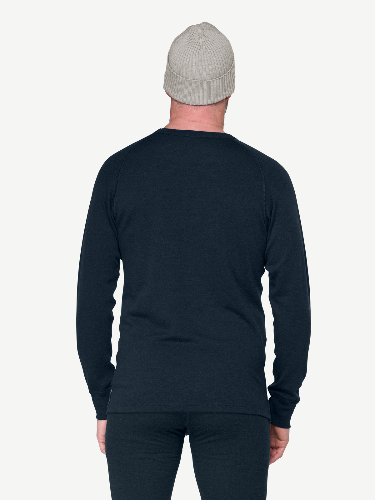 Devold SIGNATURE 230 Herren Merino Langarmshirt | Ink - Offwhite | Ansicht 4