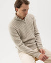 Alvin T-neck WP – Chai – Produktansicht