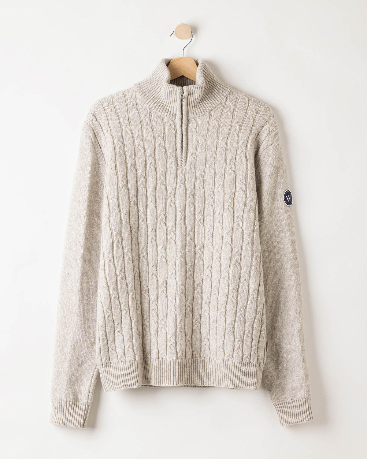Alvin T-neck WP – Chai – Kleiderbügelaufnahme