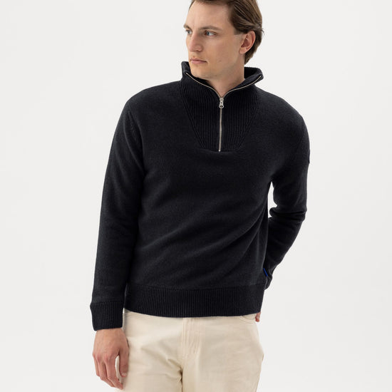 Bosse T-neck WP – Black Melange – Produktansicht