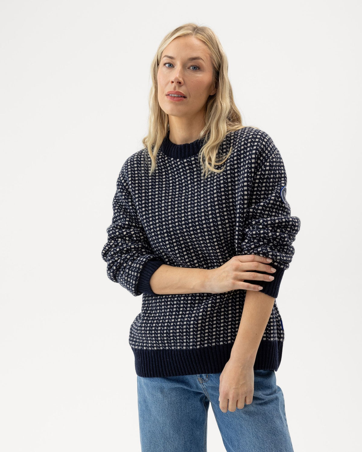 Hilmer Crew WP – Navy - Sand – Herstelleransicht