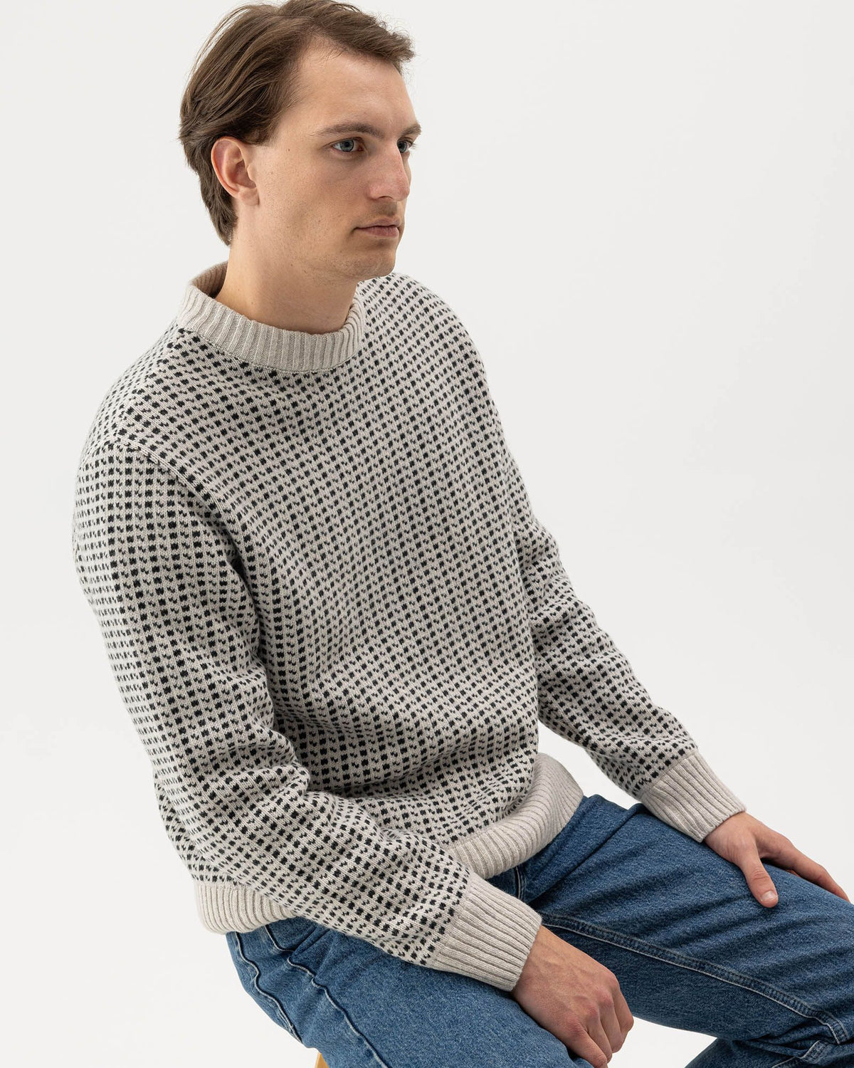 Hilmer Crew WP – Light Grey Melange - Anthracite Melange – Herstelleransicht