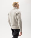 Måns Zip WP – Light Grey Melange – Produktansicht