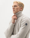 Måns Zip WP – Light Grey Melange – Produktansicht