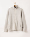 Måns Zip WP – Light Grey Melange – Kleiderbügelaufnahme