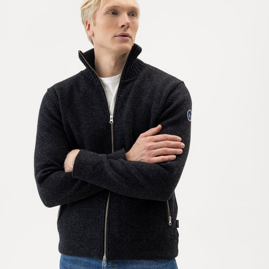Måns Zip WP – Anthracite Melange – Produktansicht