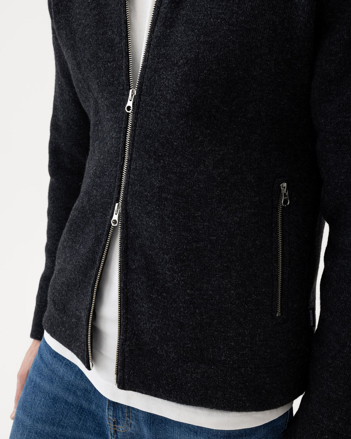 Måns Zip WP – Anthracite Melange – Produktansicht
