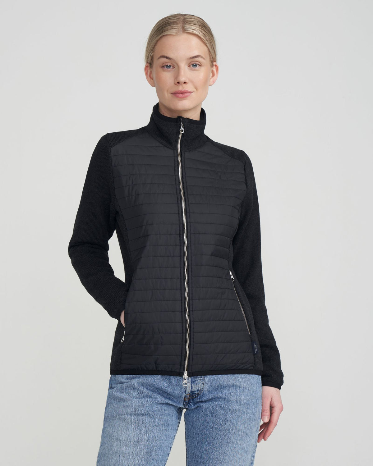 Mimmi Fullzip WP – Black Melange – Herstelleransicht