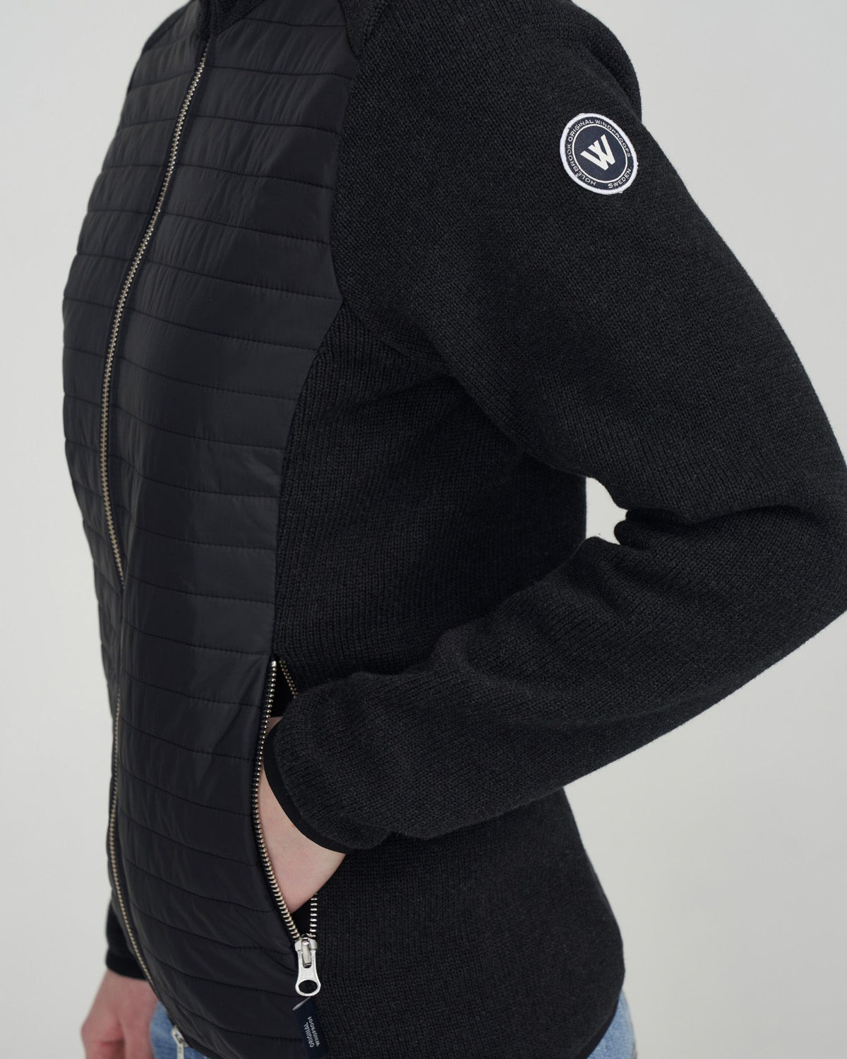 Mimmi Fullzip WP – Black Melange – Herstelleransicht