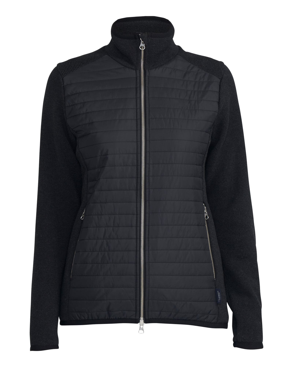 Mimmi Fullzip WP – Black Melange – Packshot