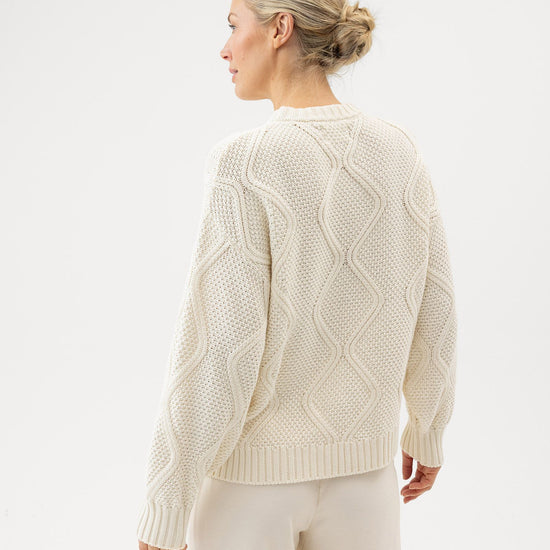 Holebrook Mirra Crew – Off White – Rückansicht