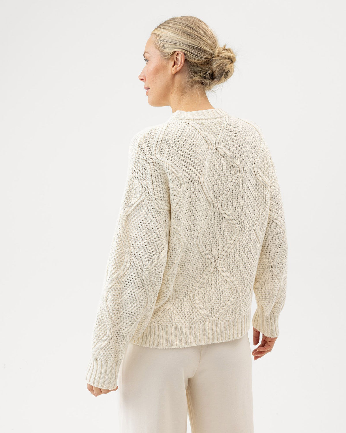Holebrook Mirra Crew – Off White – Rückansicht