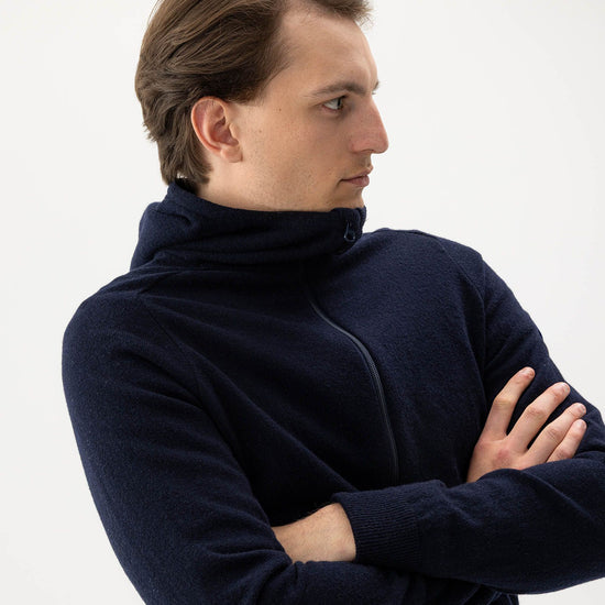 Noa Hood WP – Navy – Produktansicht
