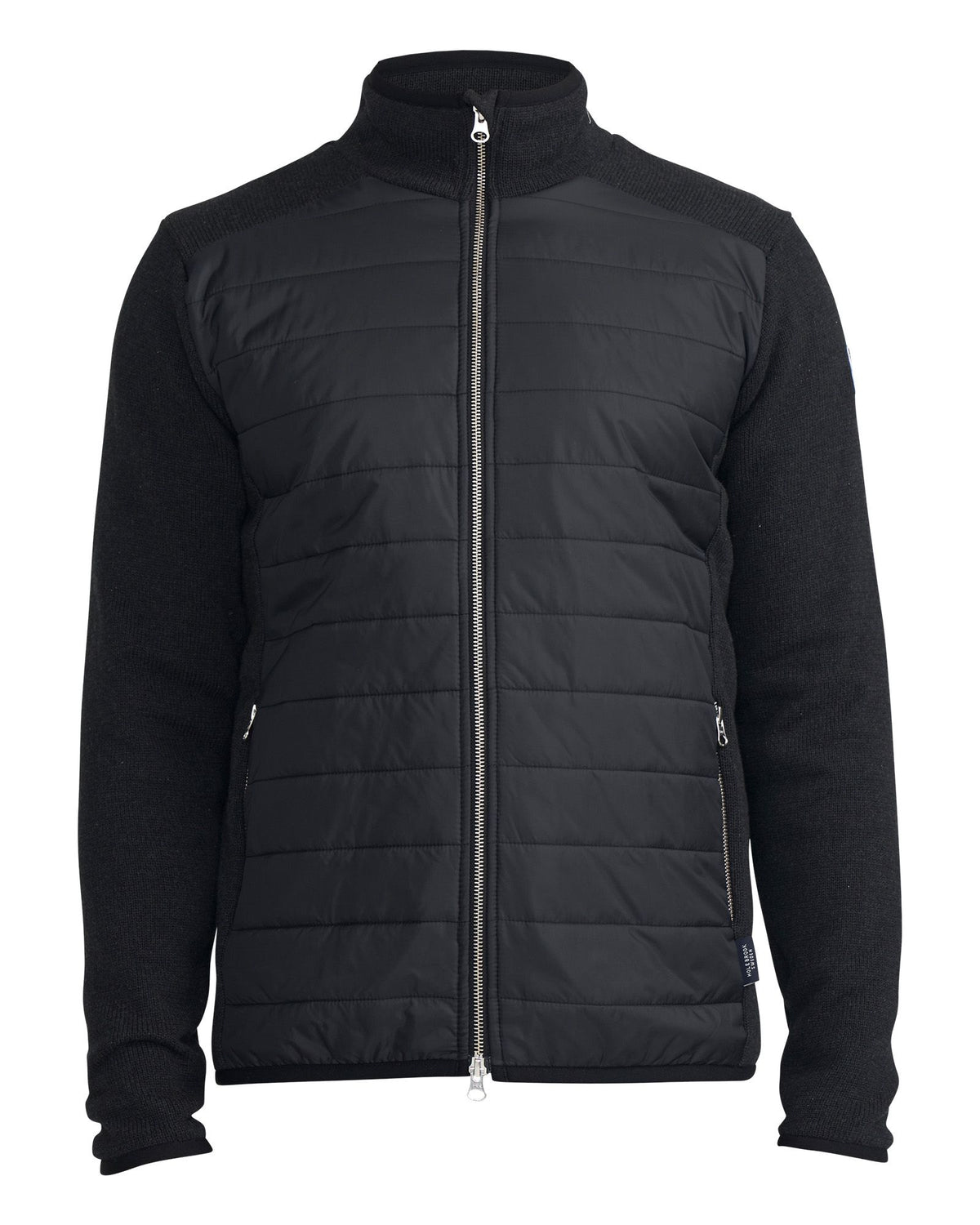 Peder Fullzip WP – Black Melange – Packshot
