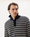 Sverre T-neck WP – Navy - Oyster – Herstelleransicht
