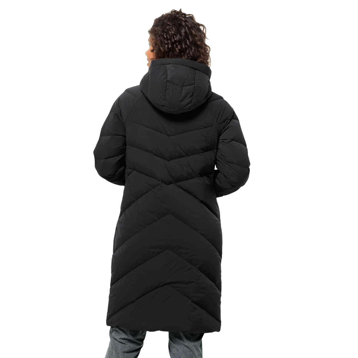 Jack Wolfskin MARIENPLATZ down coat women – Black