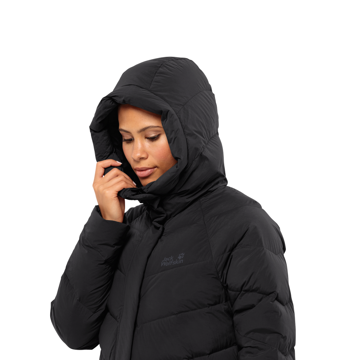Jack Wolfskin MARIENPLATZ down coat women – Black